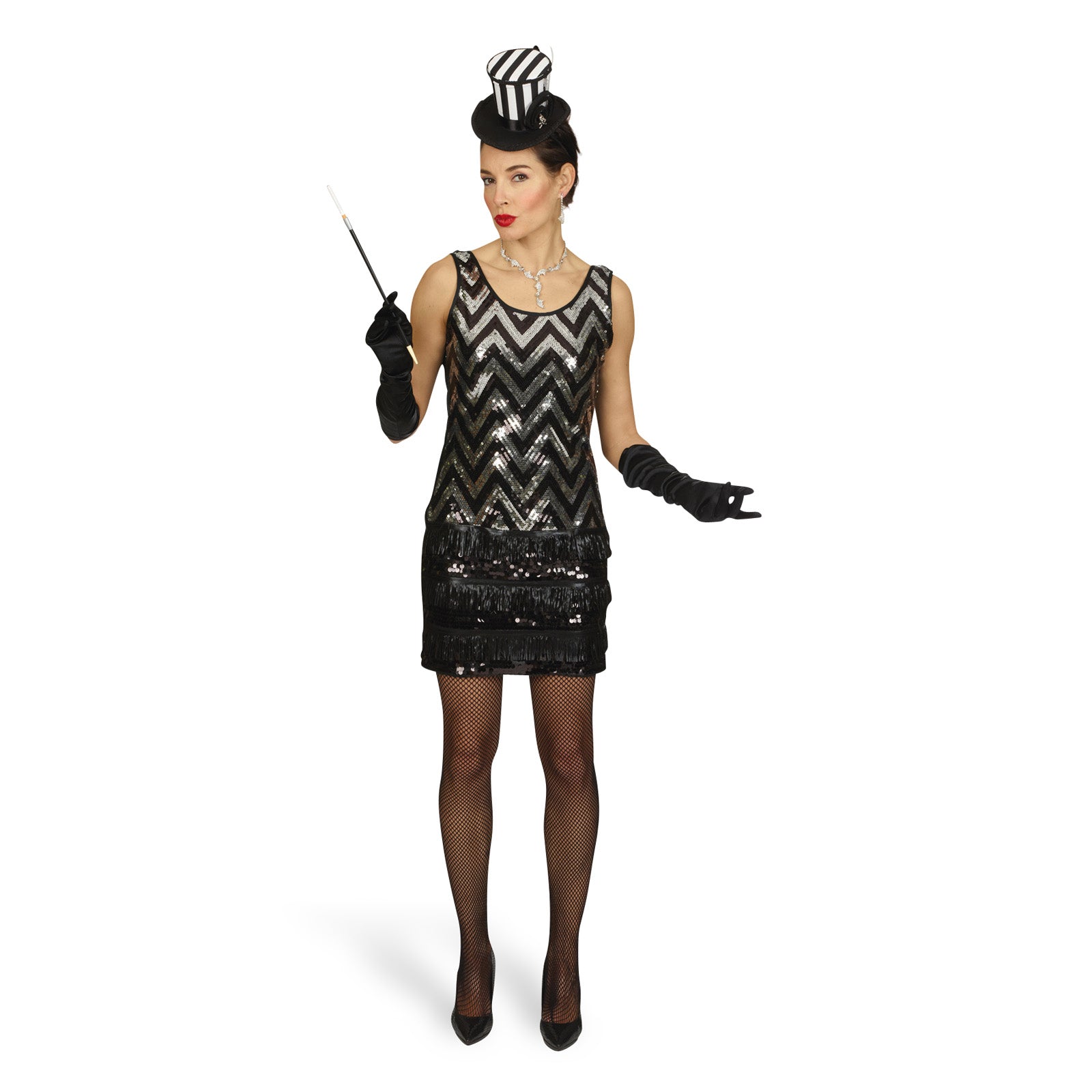Imagen del producto Vestido de disfraz de Charleston para mujer