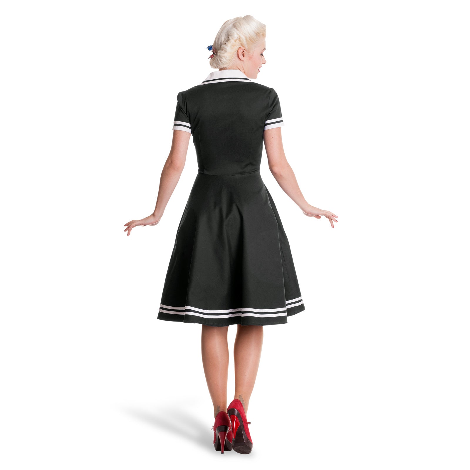 Imagen del producto Vestido de marinero Rockabilly negro