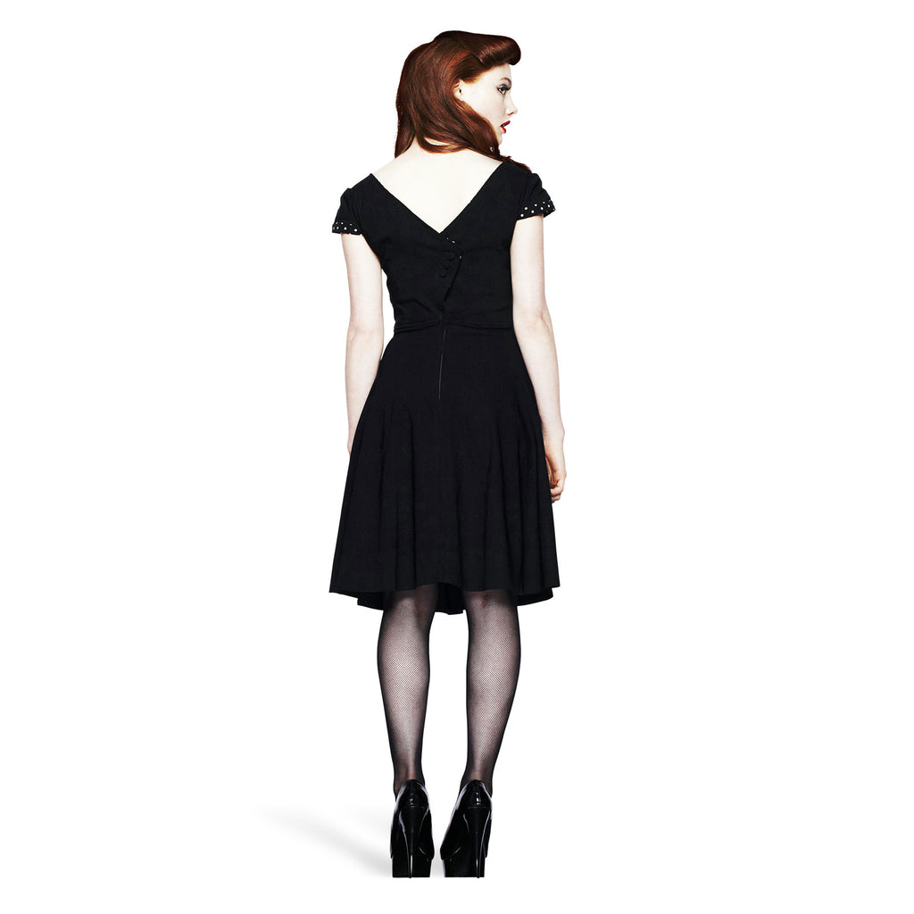 Imagen del producto Vestido Rockabilly Evie con escote en la espalda