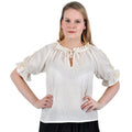 Imagen del producto Blusa Luisa de manga corta natural