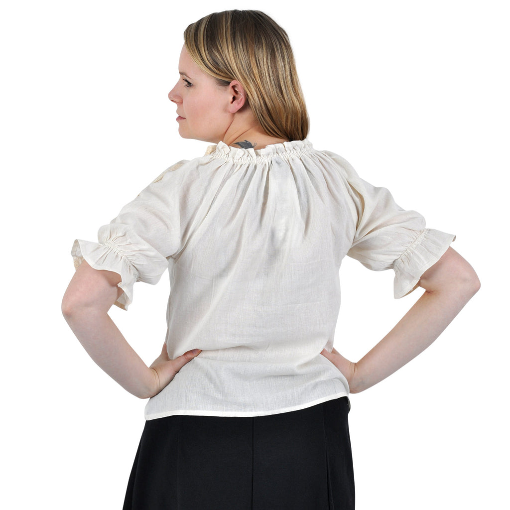 Imagen del producto Blusa Luisa de manga corta natural