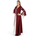 Imagen del producto Vestido medieval Katherina rojo-natural