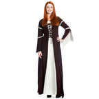 Imagen del producto Vestido medieval Katherina marrón-natural