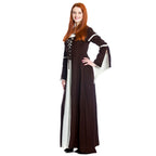 Imagen del producto Vestido medieval Katherina marrón-natural