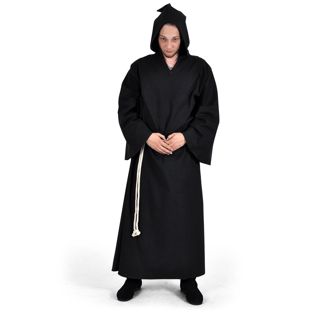 Imagen del producto Túnica de monje con cordón negro