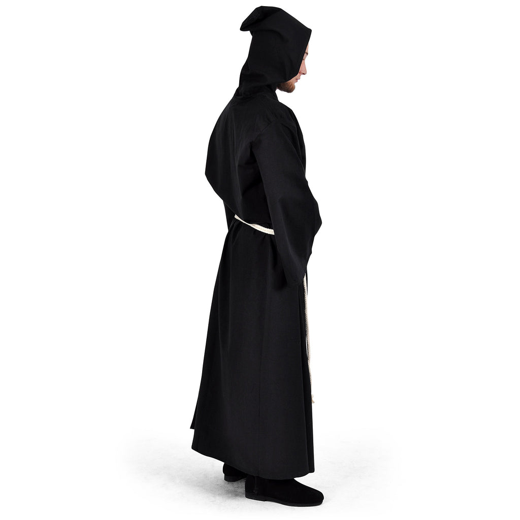 Imagen del producto Túnica de monje con cordón negro