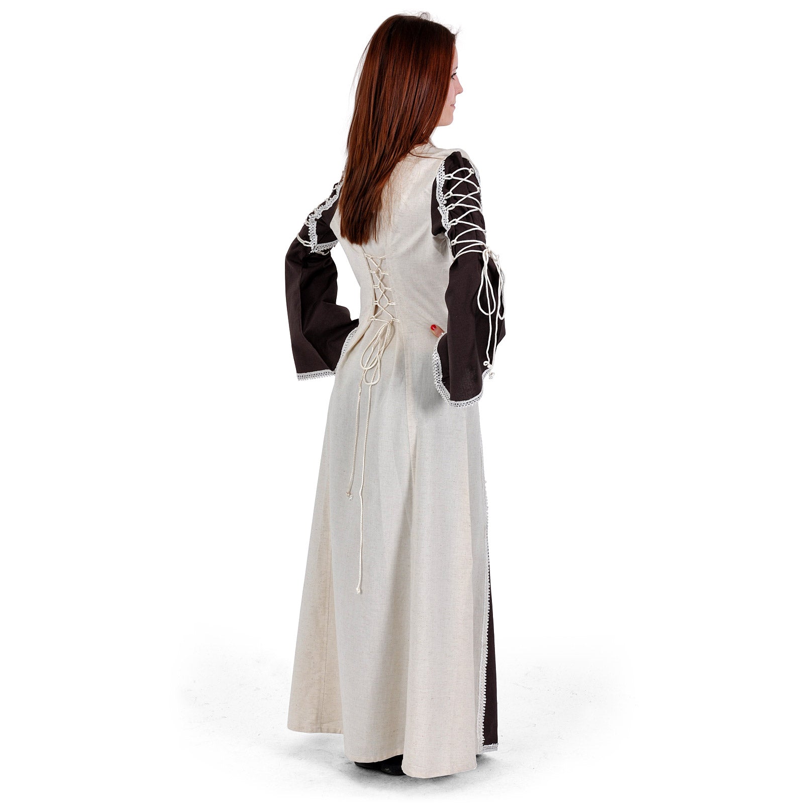 Imagen del producto Vestido medieval Magdalena marrón-natural