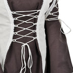 Imagen del producto Vestido medieval Magdalena marrón-natural