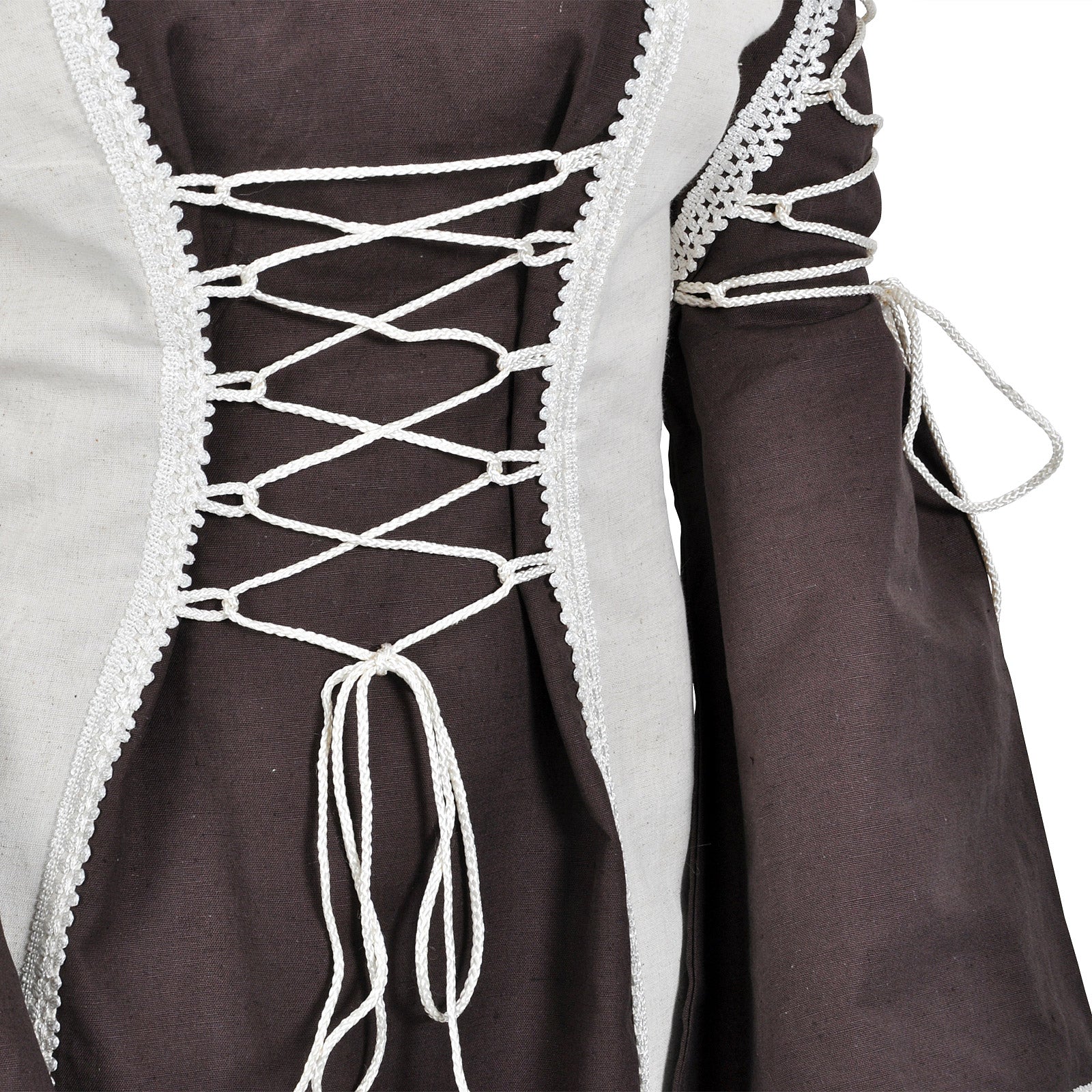 Imagen del producto Vestido medieval Magdalena marrón-natural