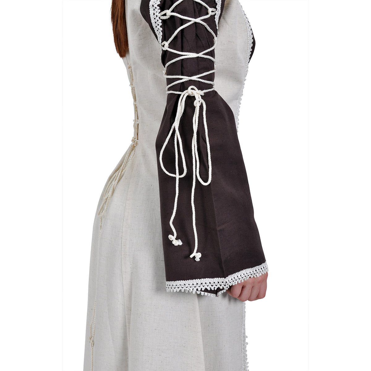 Imagen del producto Vestido medieval Magdalena marrón-natural