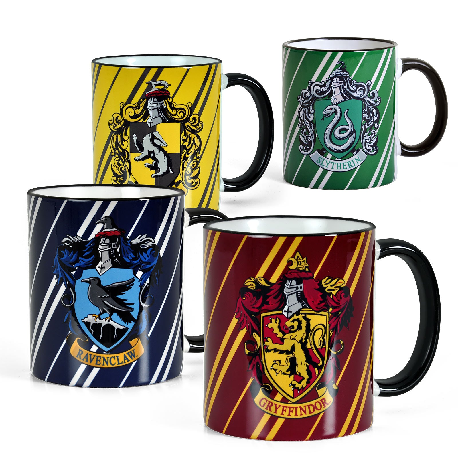Imagen del producto Oferta de set de tazas con los escudos de Harry Potter