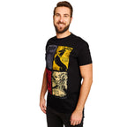 Imagen del producto Juego de Tronos - Camiseta negra con escudo desgastado