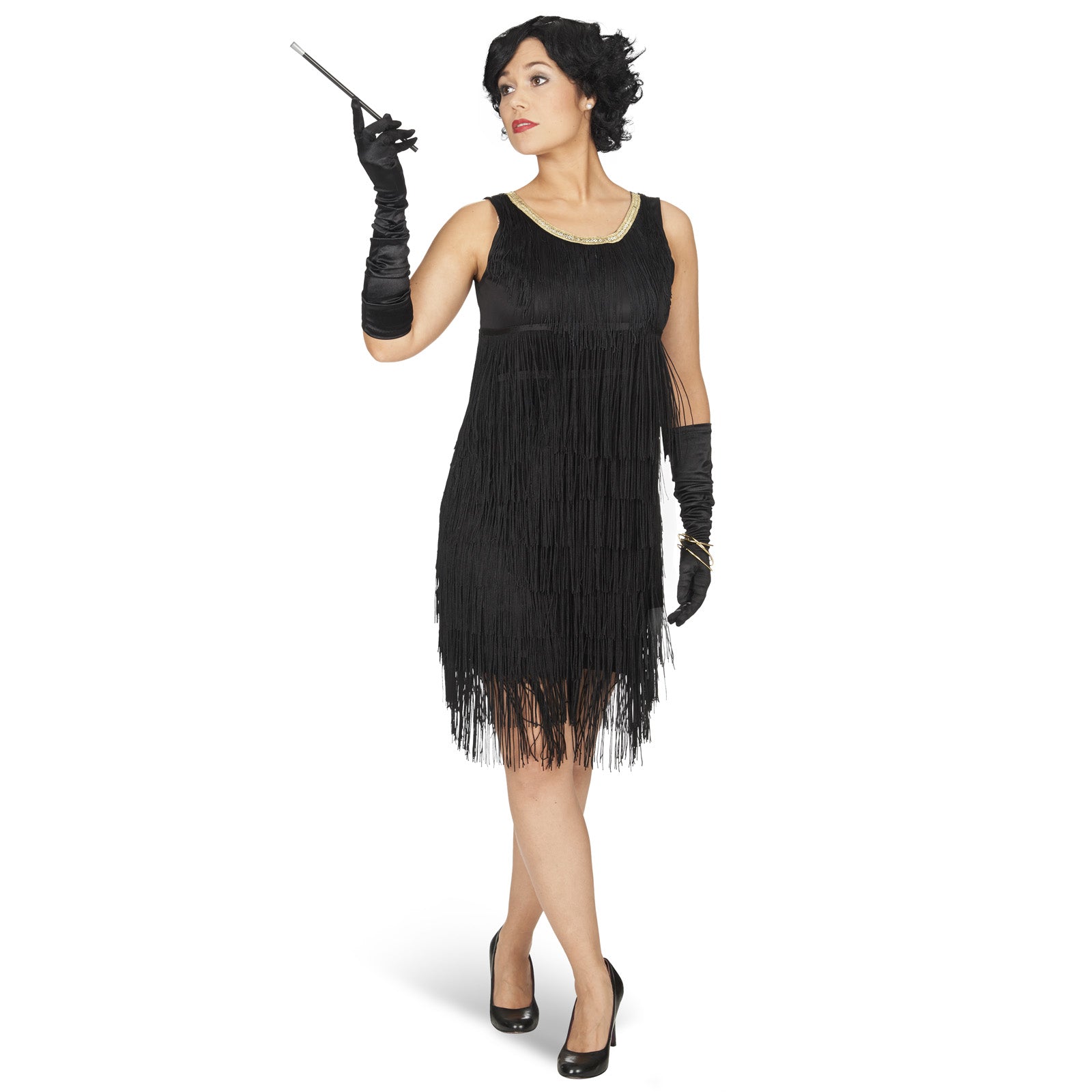 Imagen del producto Vestido Charleston Iza con Flecos