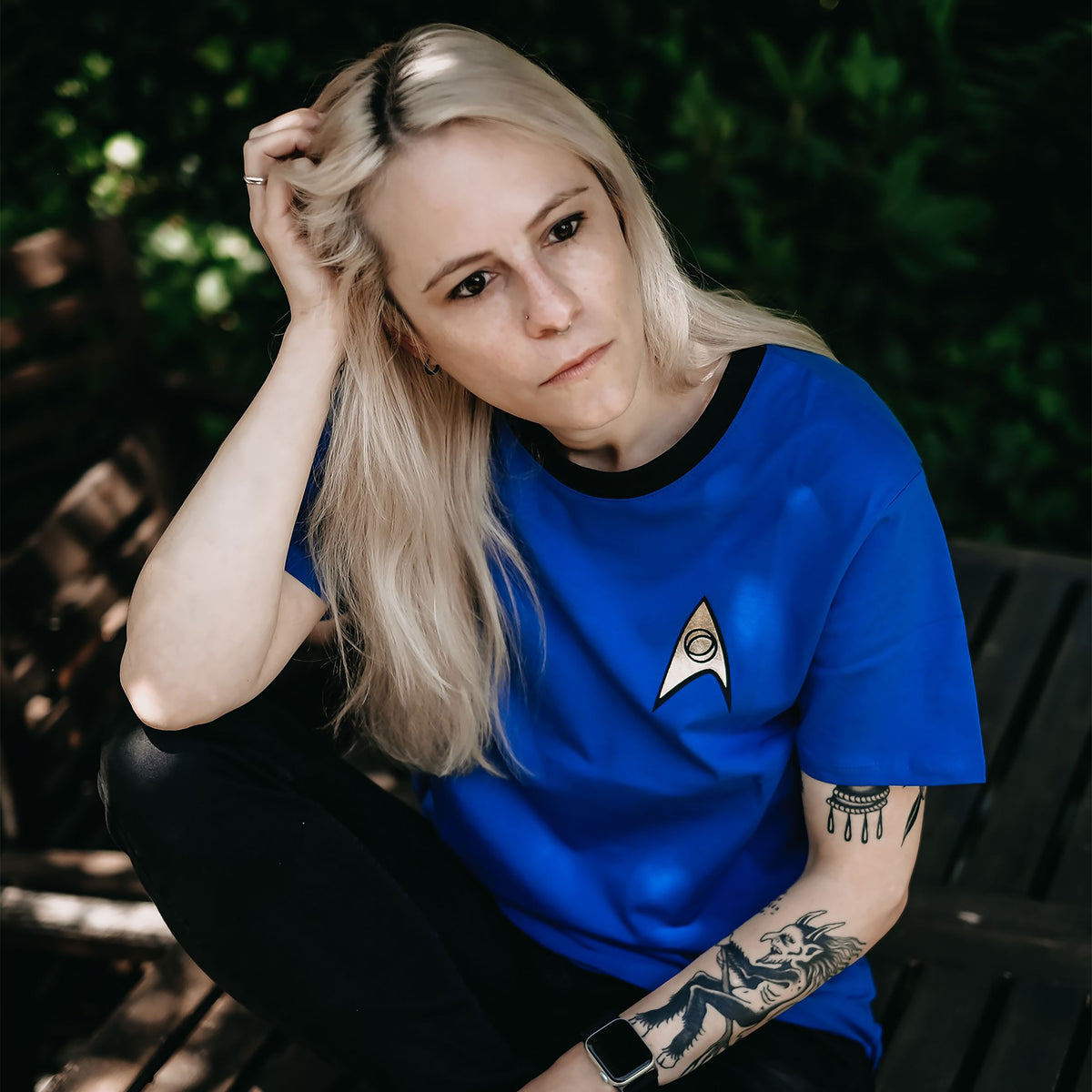 Imagen del producto Star Trek - Camiseta azul de uniforme de Mister Spock