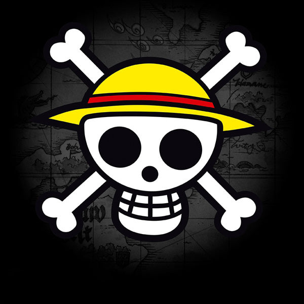 Imagen del producto One Piece - Camiseta Skull With Map negra