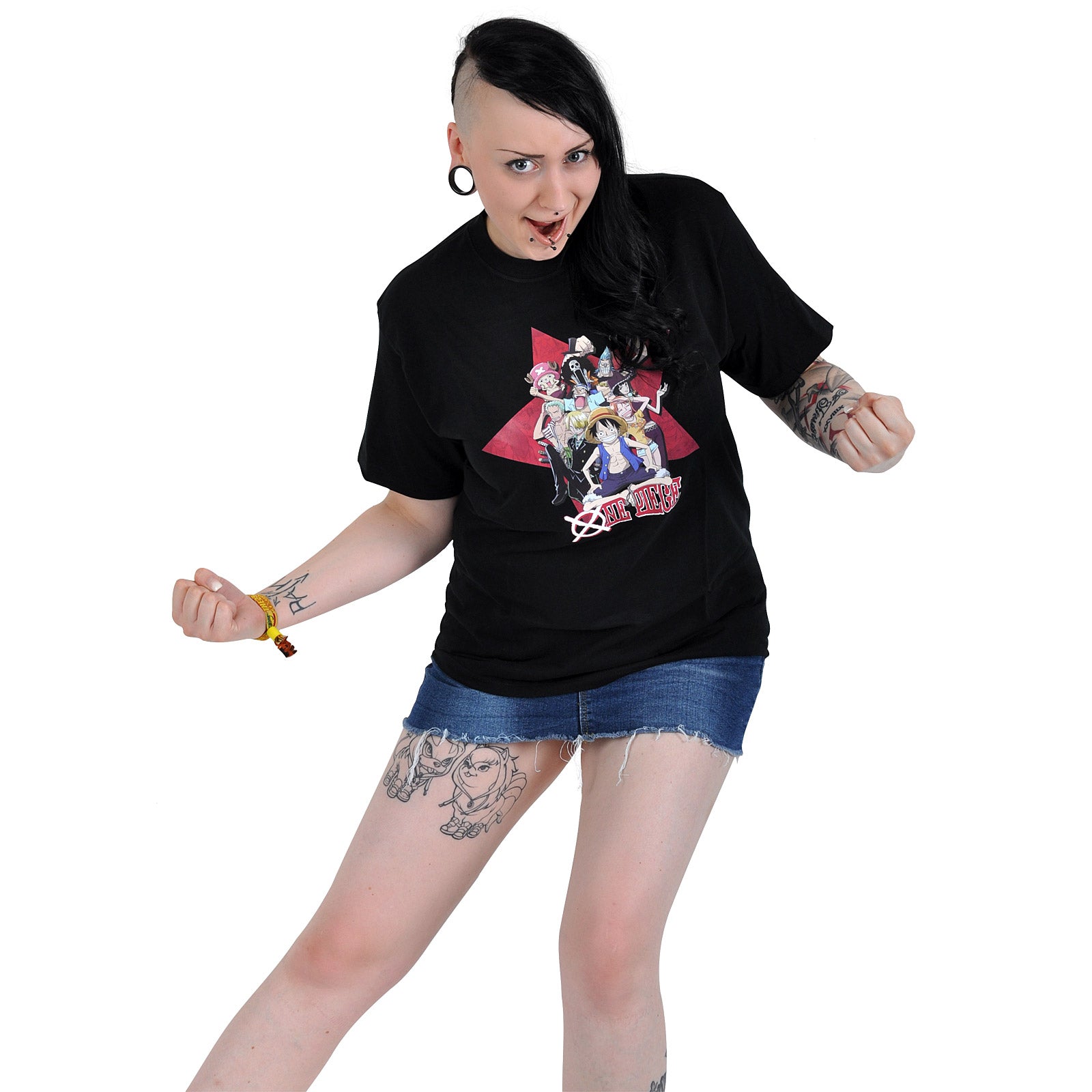Imagen del producto One Piece - Camiseta All Stars negra