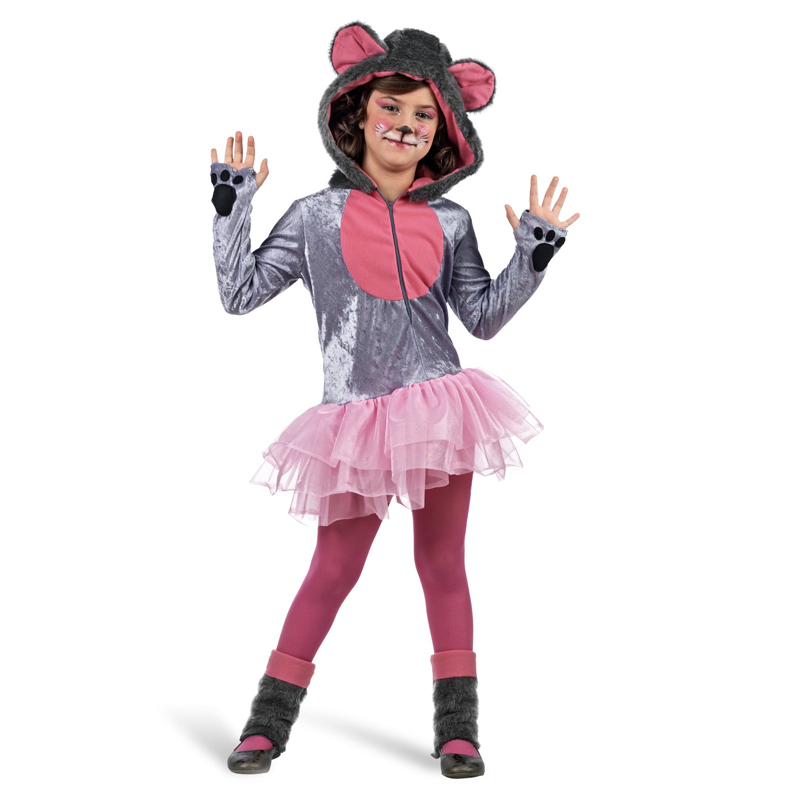 Imagen del producto Vestido de disfraz de ratón para niños con capucha