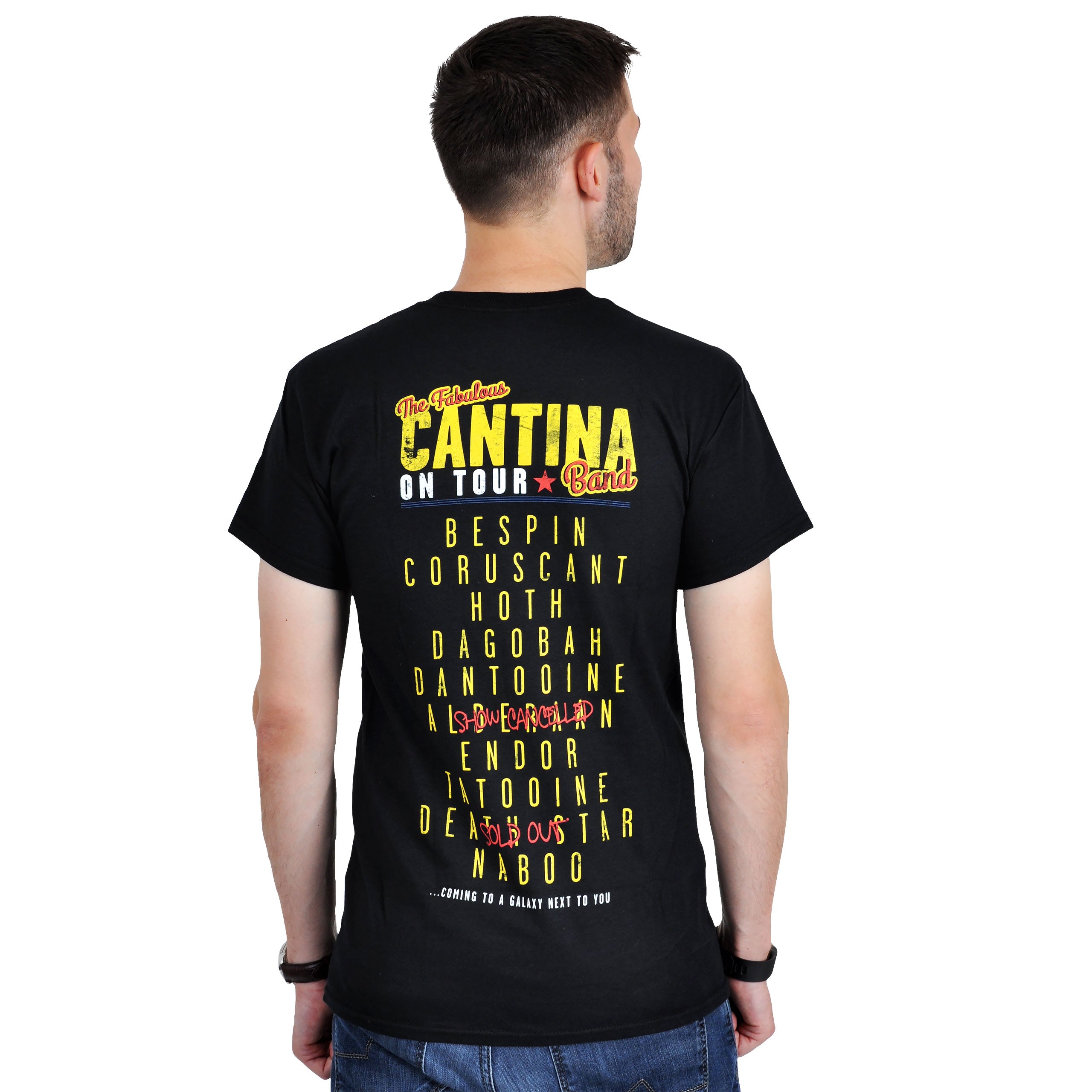 Imagen del producto Camiseta de la banda Cantina negra