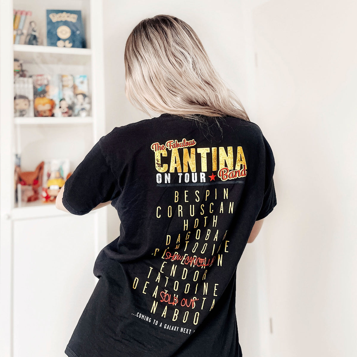Imagen del producto Camiseta de la banda Cantina negra