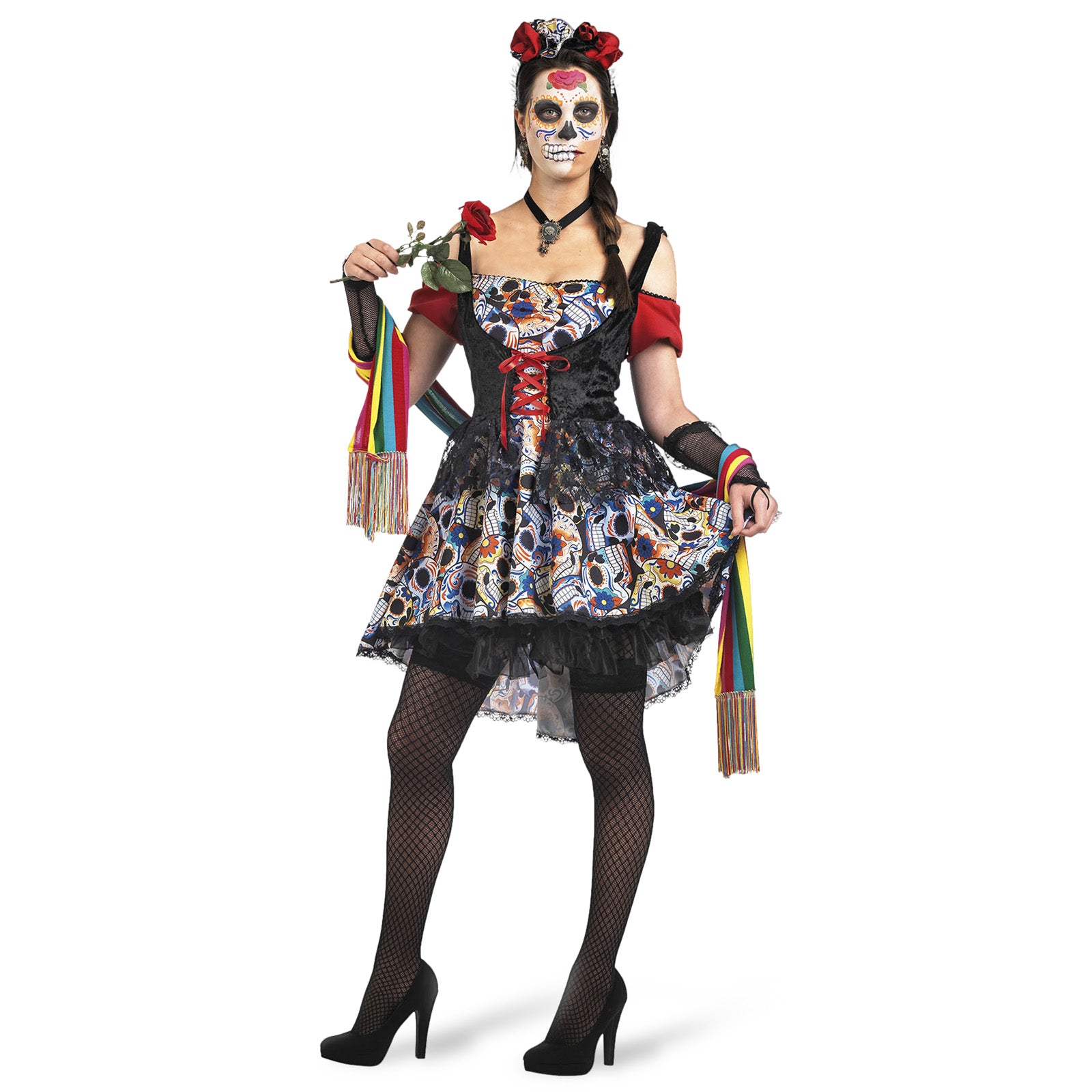 Imagen del producto Disfraz de Mexicana Día de los Muertos
