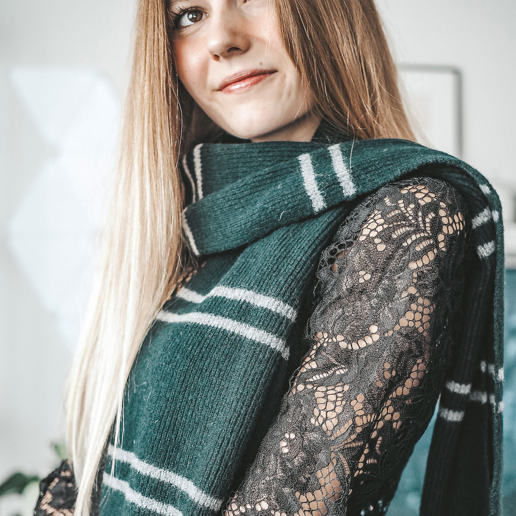 Imagen del producto Harry Potter - Bufanda de lana original de Slytherin