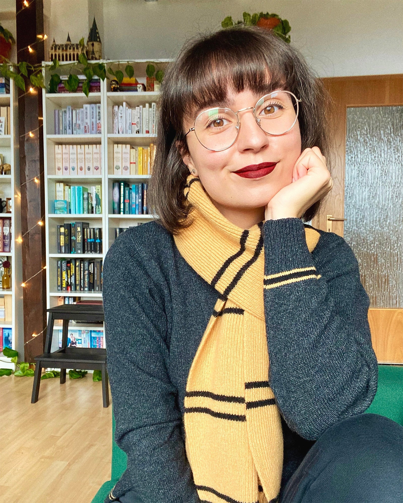 Imagen del producto Harry Potter - Bufanda de lana original de Hufflepuff