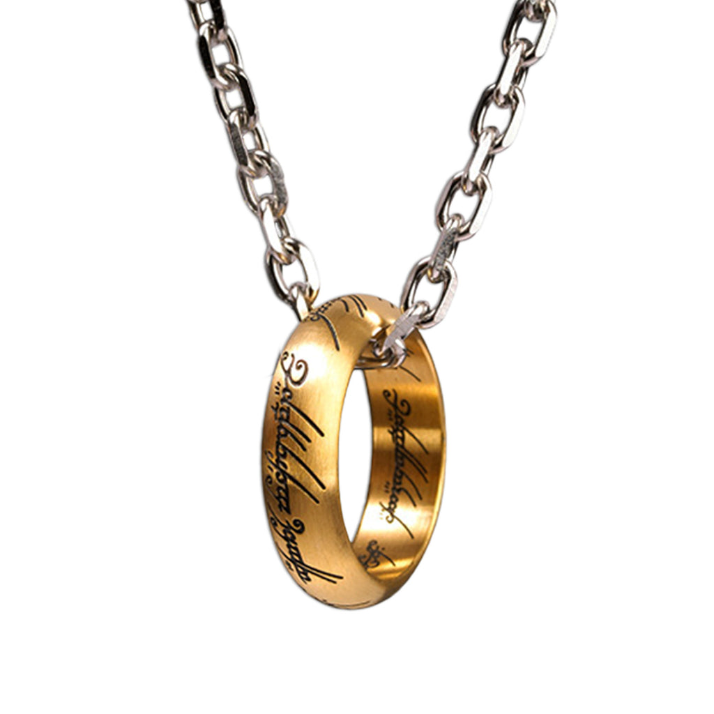 Imagen del producto El Señor de los Anillos - El Anillo Único en cadena de acero inoxidable