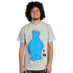 Imagen del producto Camiseta de tamaño completo de Barrio Sésamo - Monstruo de las Galletas
