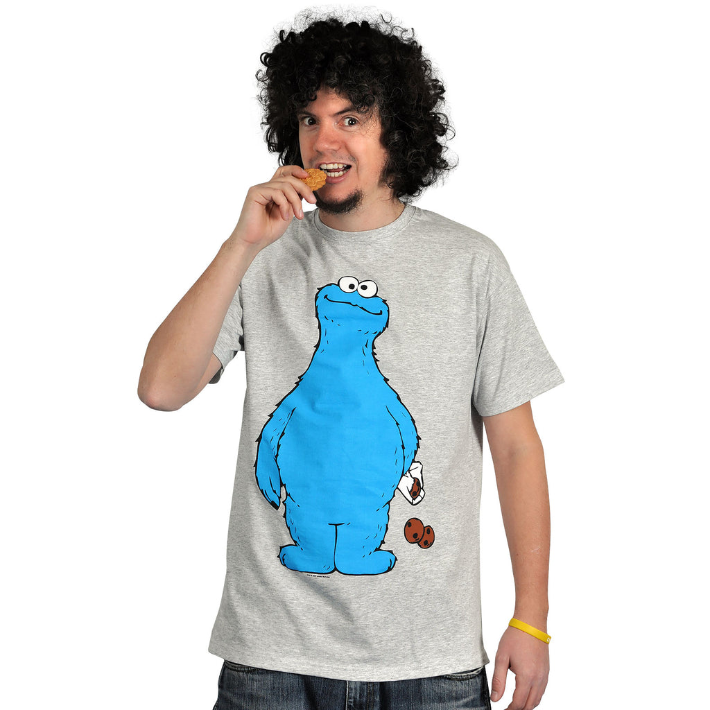 Imagen del producto Camiseta de tamaño completo de Barrio Sésamo - Monstruo de las Galletas