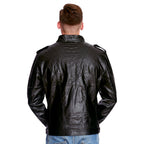 Imagen del producto Batman - Chaqueta de cuero artificial con logo de Arkham Knight