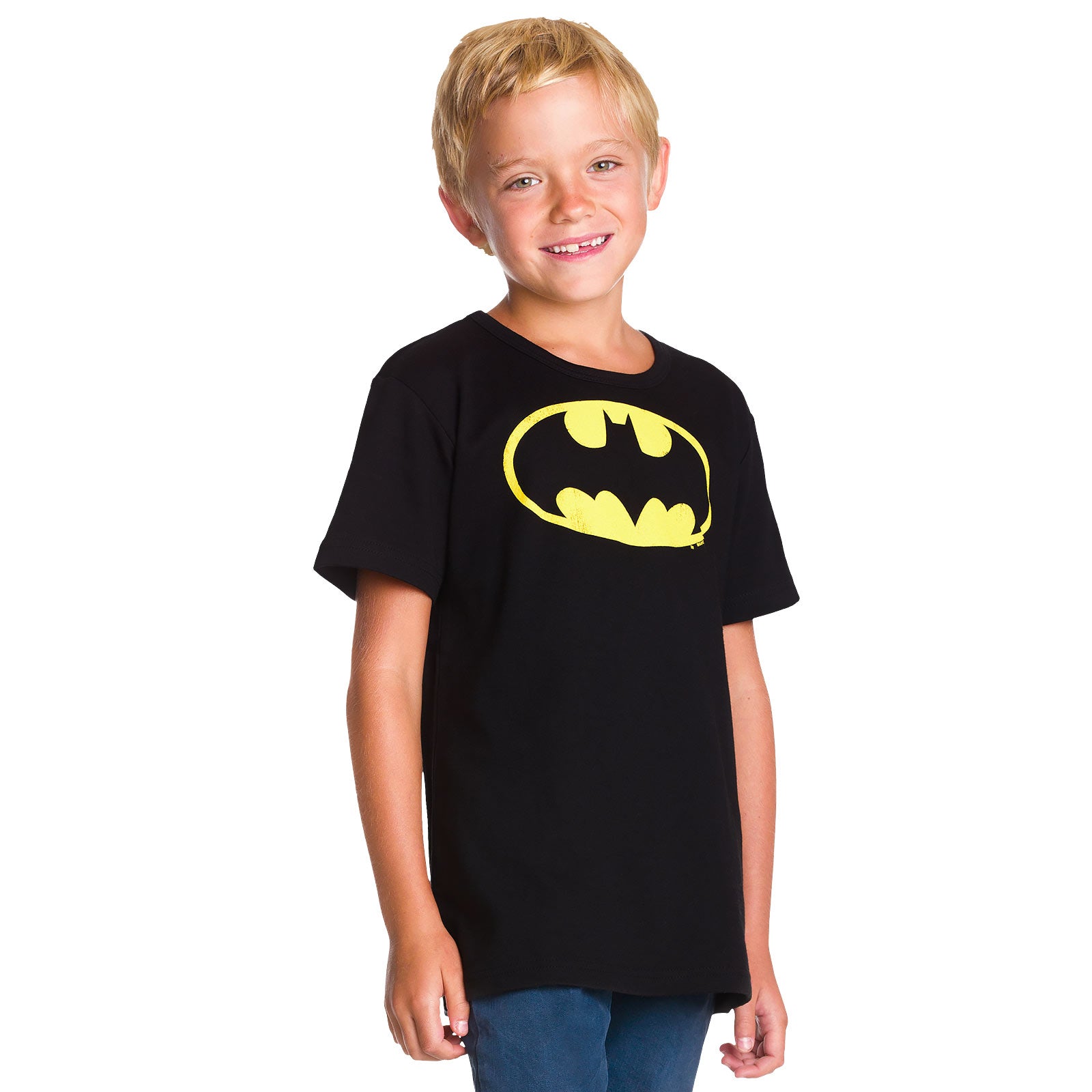 Imagen del producto Batman - Camiseta con logo para niños negra