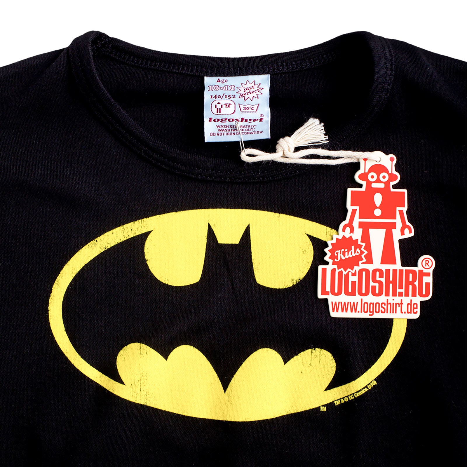 Imagen del producto Batman - Camiseta con logo para niños negra