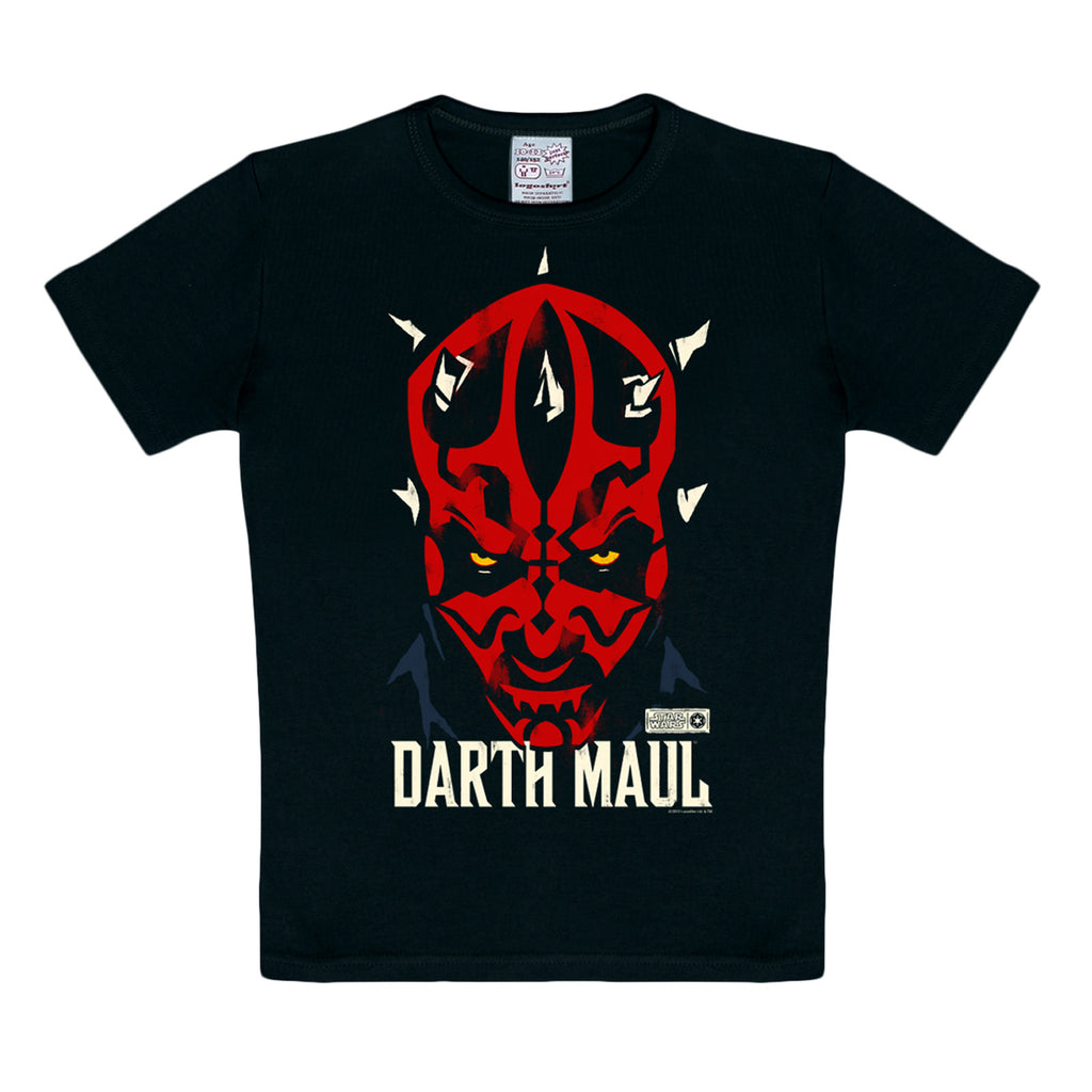 Imagen del producto Star Wars - Camiseta infantil de Darth Maul en negro