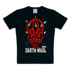 Imagen del producto Star Wars - Camiseta infantil de Darth Maul en negro