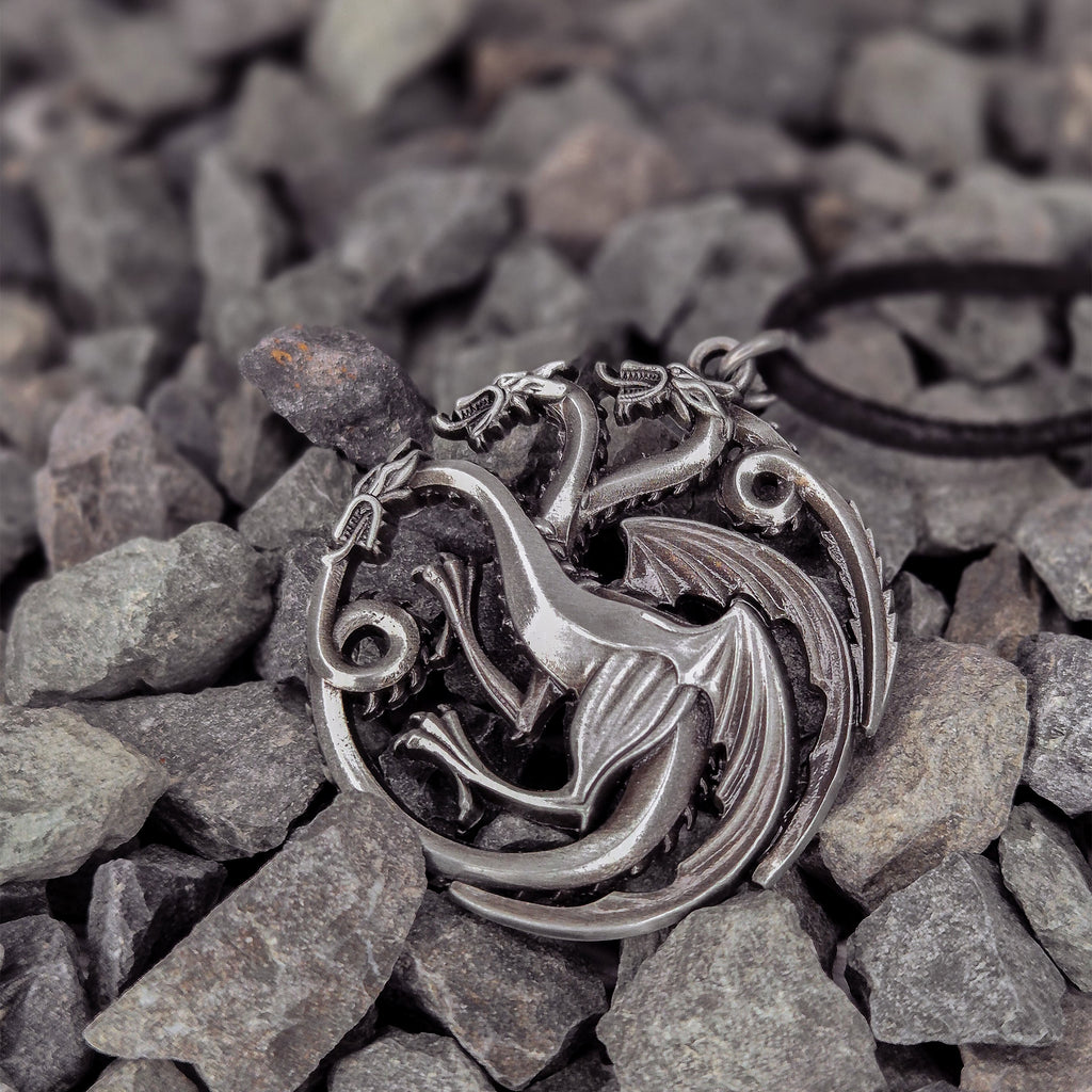 Imagen del producto Juego de Tronos - Colgante de dragón del escudo de armas Targaryen
