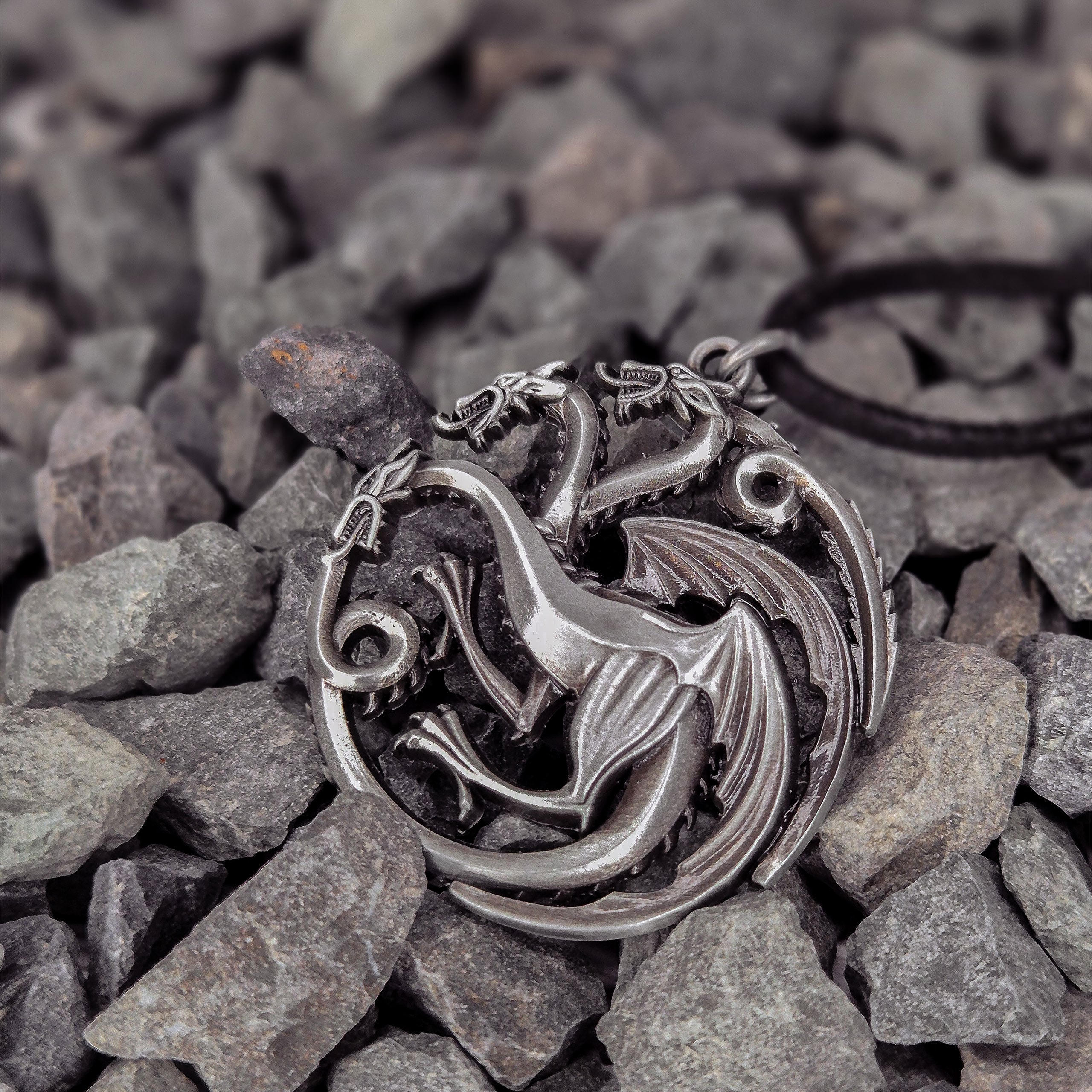 Imagen del producto Juego de Tronos - Colgante de dragón del escudo de armas Targaryen