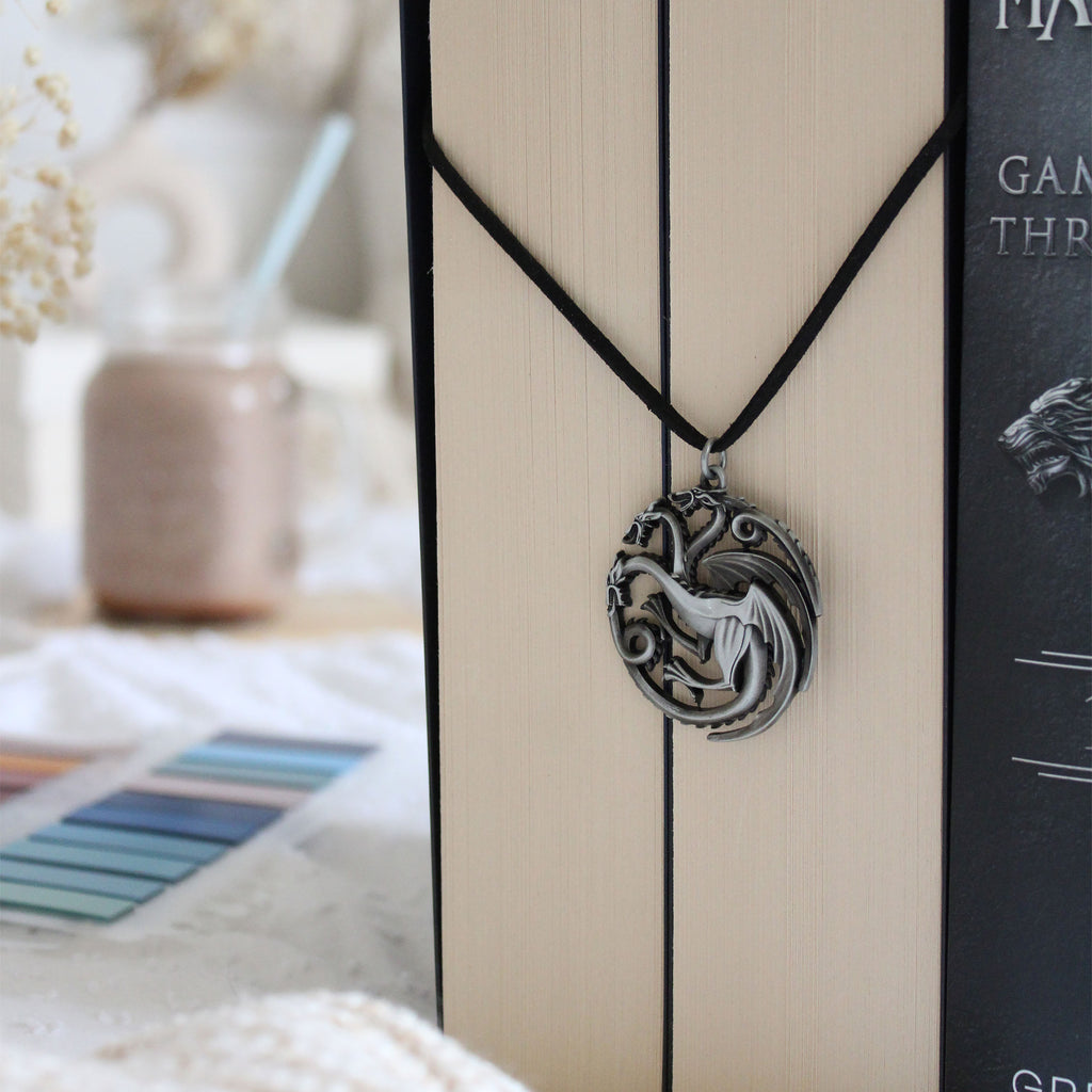 Imagen del producto Juego de Tronos - Colgante de dragón del escudo de armas Targaryen
