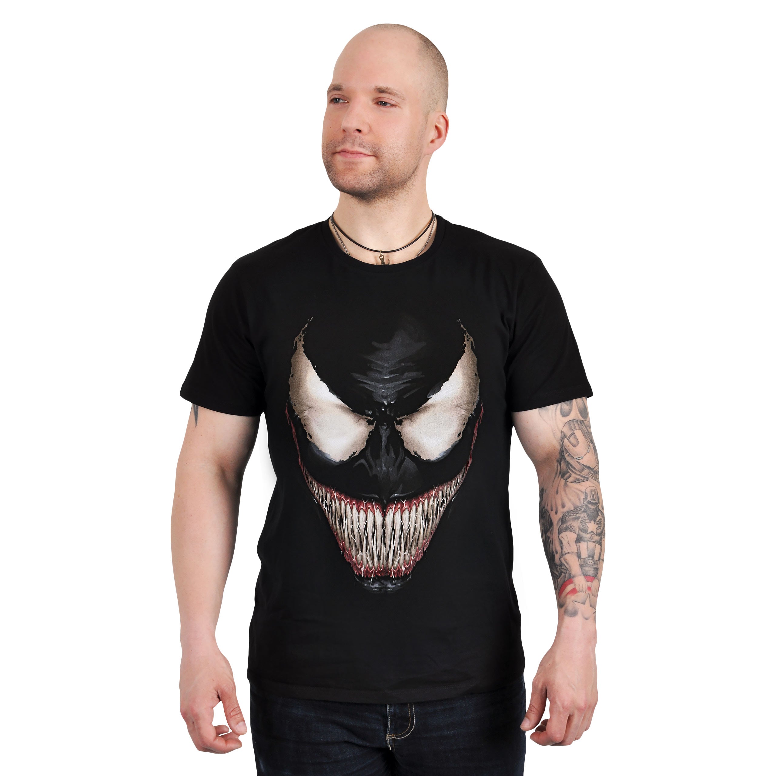 Imagen del producto Spider-Man - Camiseta de Venom Smile negra