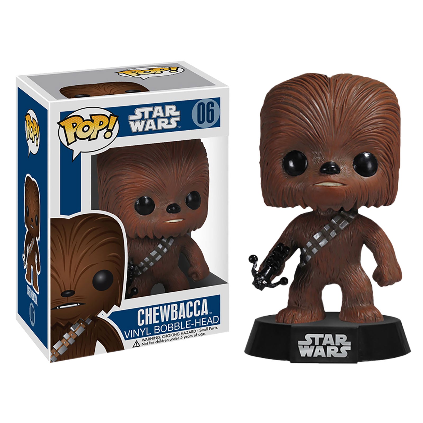 Imagen del producto Star Wars - Figura de Cabeza Móvil de Chewbacca Wookiee