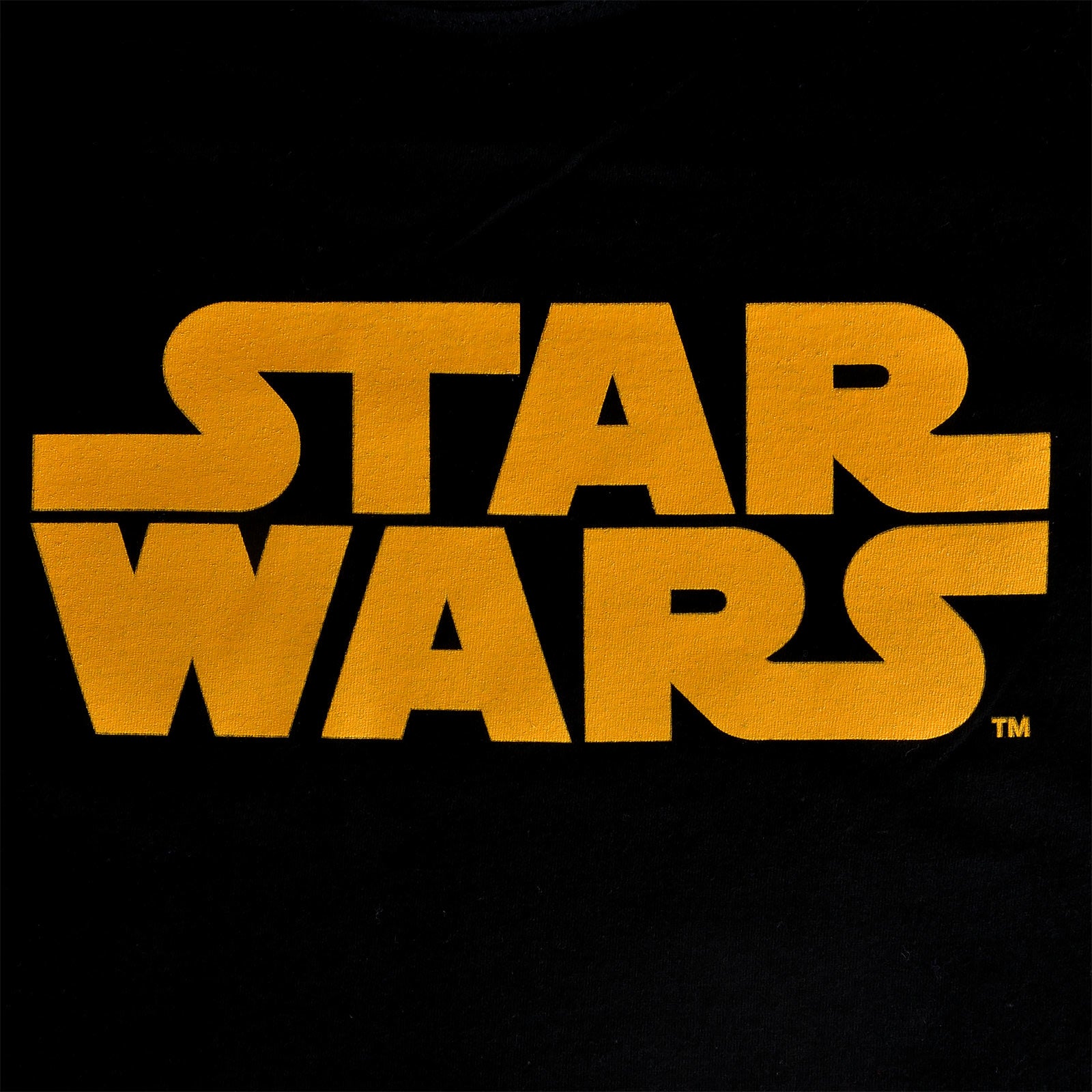 Imagen del producto Star Wars - Camiseta para niños con logo naranja negro