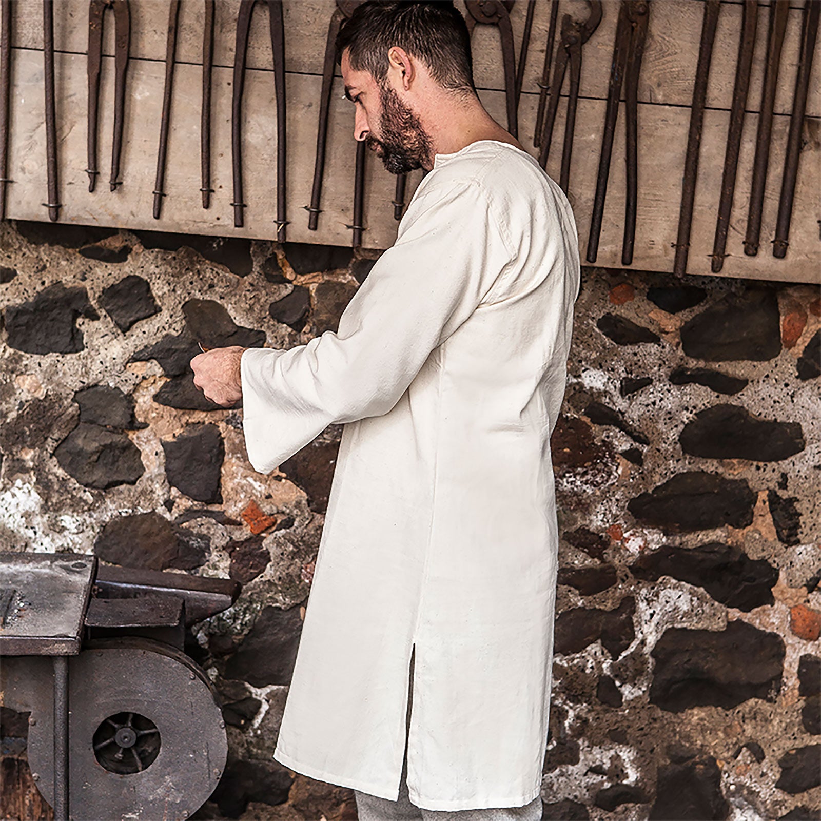 Imagen del producto Túnica medieval inferior Leif natural