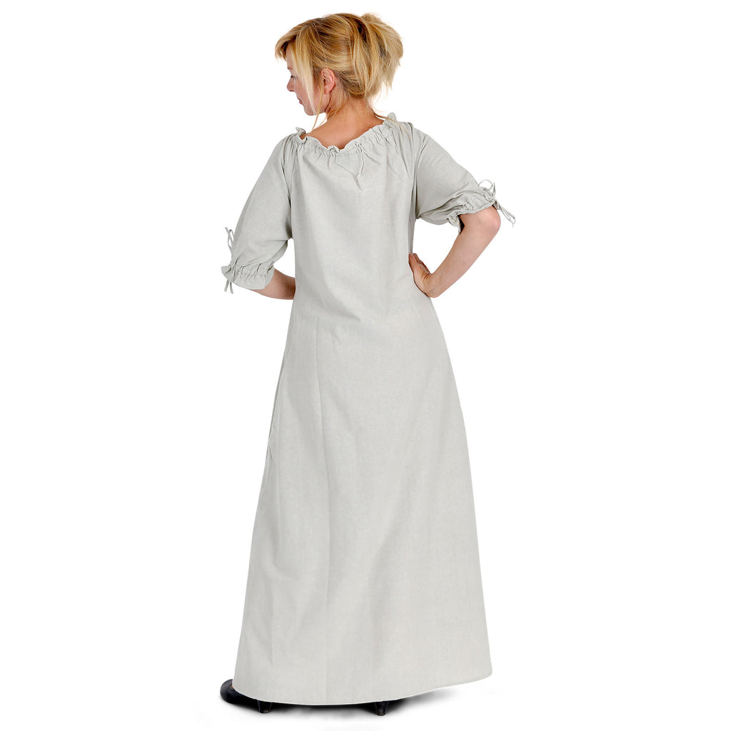 Imagen del producto Vestido medieval de manga corta natural