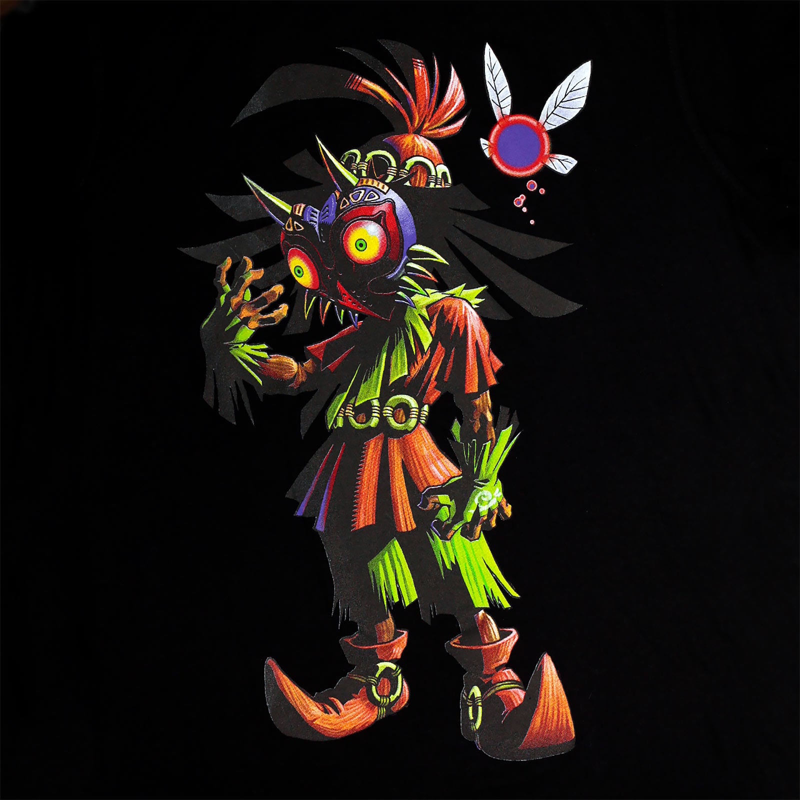 Imagen del producto Zelda - Camiseta negra de Majoras Mask