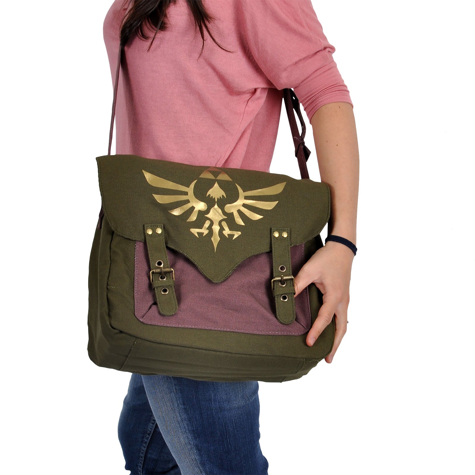 Imagen del producto Zelda - Bolsa Messenger con Logo Triforce