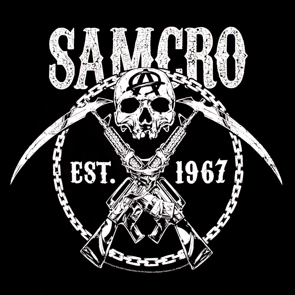 Imagen del producto Sons of Anarchy - Camiseta Samcro negra