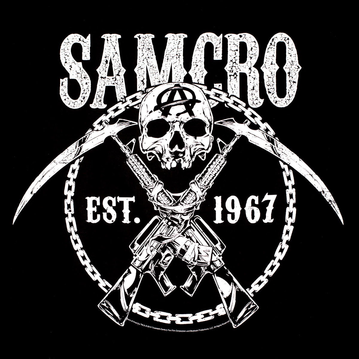 Imagen del producto Sons of Anarchy - Camiseta Samcro negra
