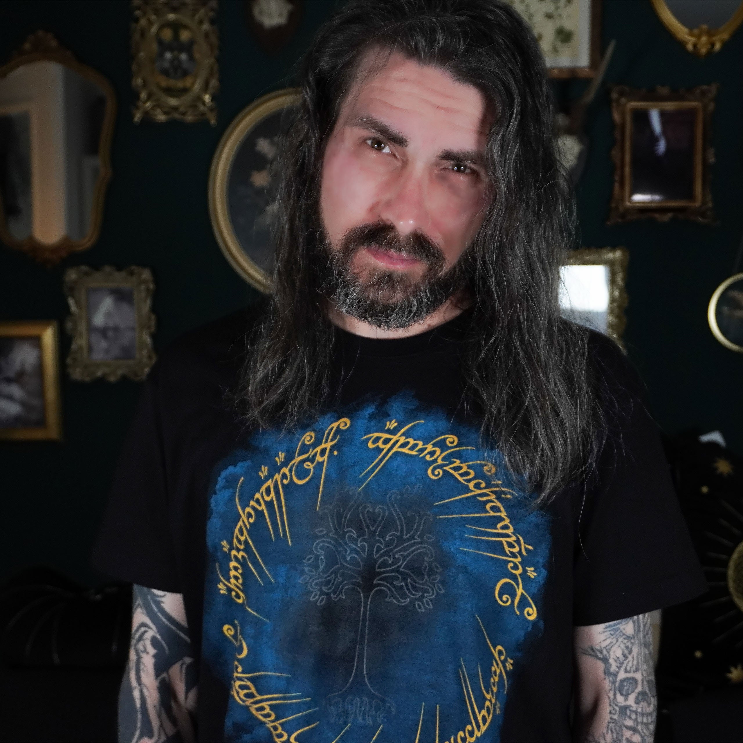 Imagen del producto Señor de los Anillos - Camiseta negra del Anillo de Poder