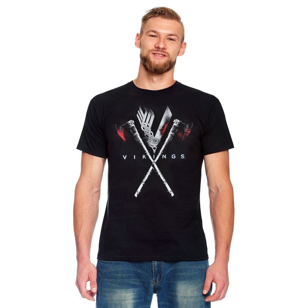 Imagen del producto Vikings - Camiseta Bloody Axe negra