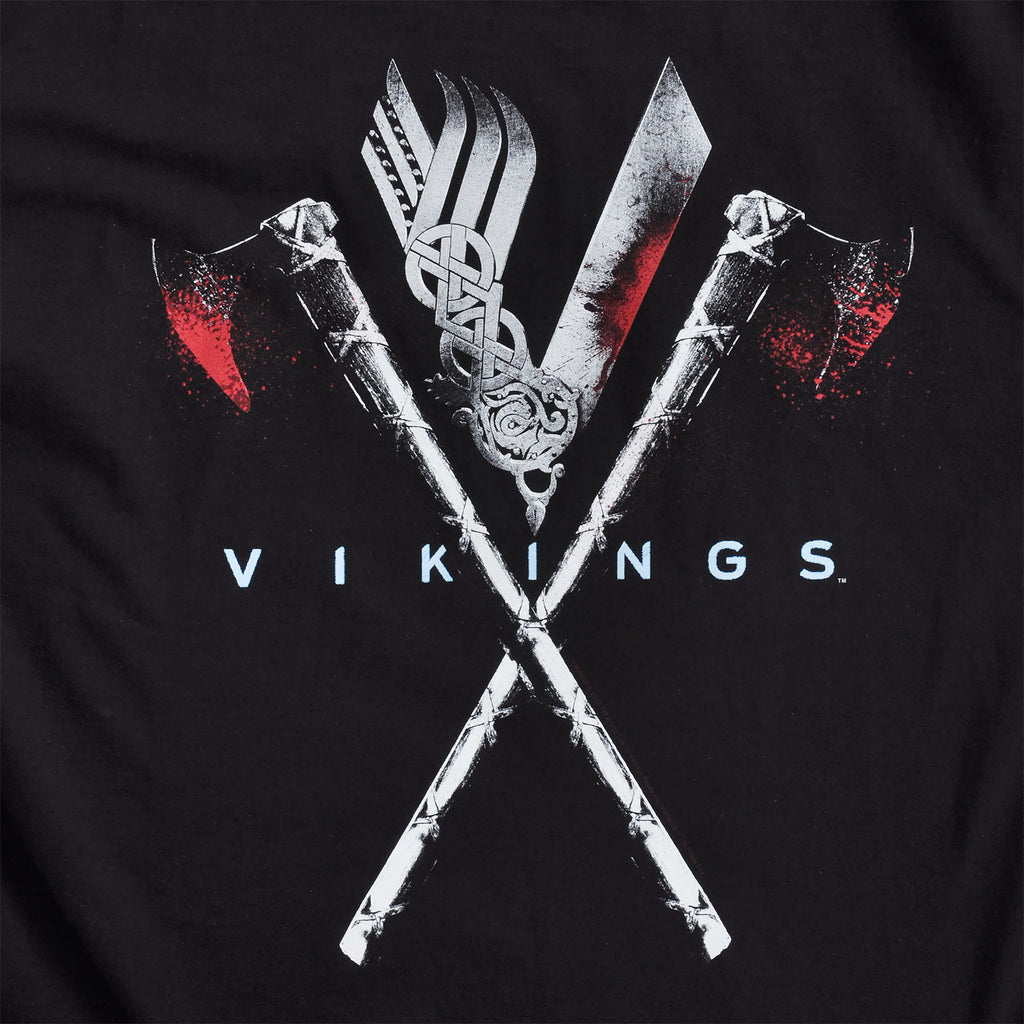 Imagen del producto Vikings - Camiseta Bloody Axe negra