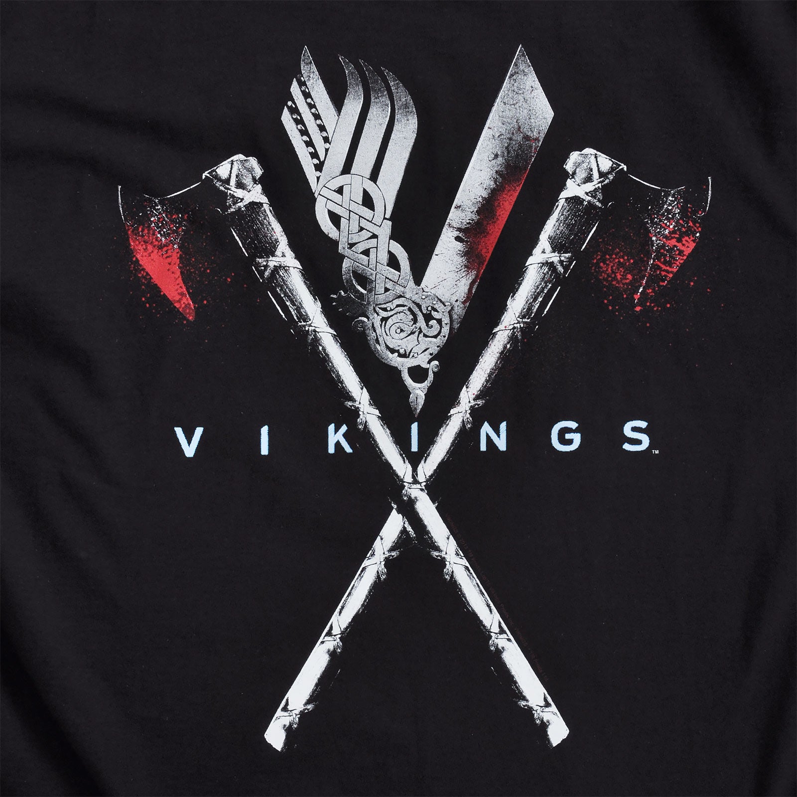 Imagen del producto Vikings - Camiseta Bloody Axe negra